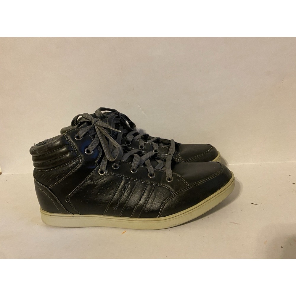 American Eagle Outfitter Shoes Mens 10.5 Sneakers Faux Leather Black